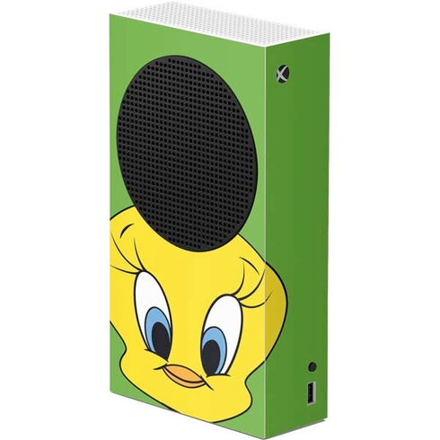 Looney Tunes Tweety Bird Zoomed In Xbox Series S Console Skin